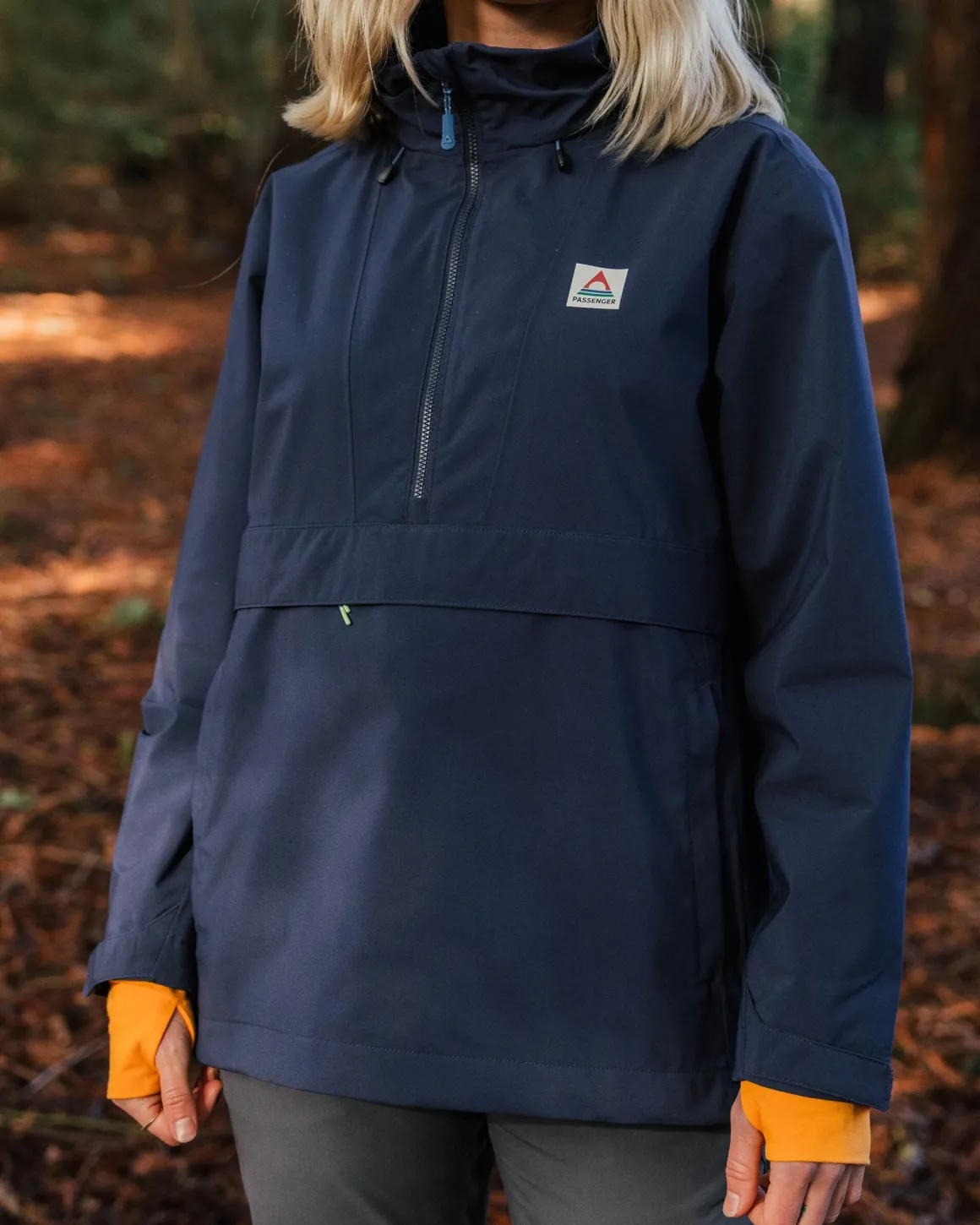 Skyline Recycled Water Resistant Pullover - Rich Navy