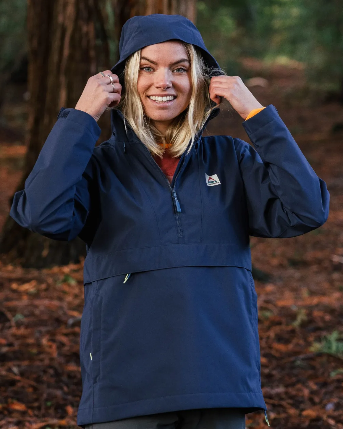 Skyline Recycled Water Resistant Pullover - Rich Navy