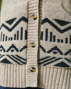 Snoozle Recycled Knitted Hooded Sweater - Oatmeal