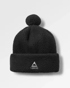 Snow Recycled Sherpa Beanie - Black