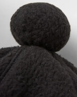 Snow Recycled Sherpa Beanie - Black