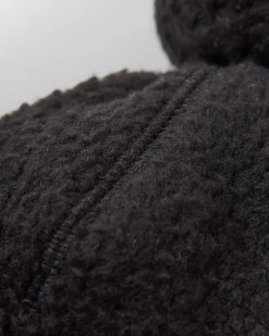 Snow Recycled Sherpa Beanie - Black