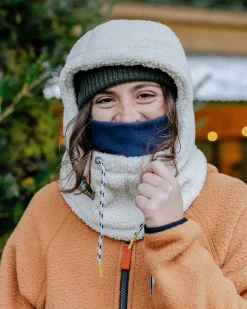 Snowdrift Recycled Polar Fleece Hood - Birch