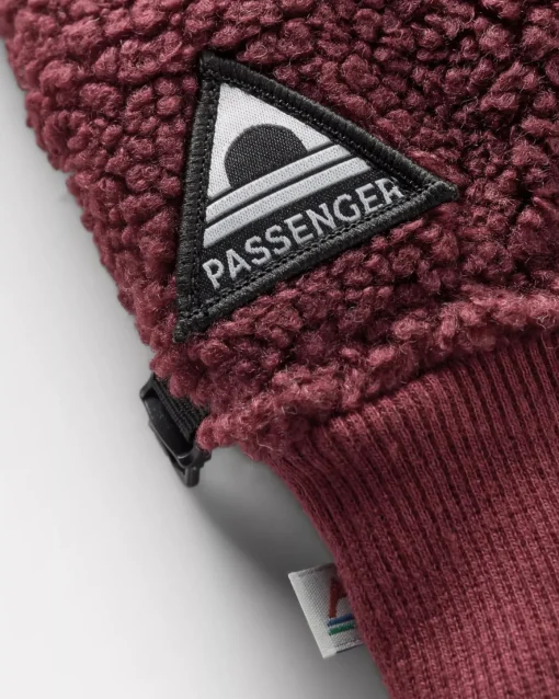 Snowfall 2.0 Recycled Sherpa Gloves - Wine
