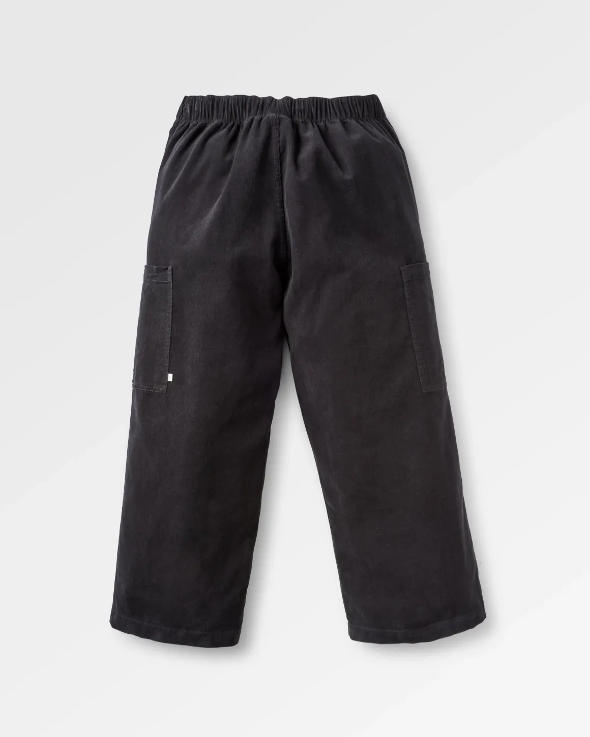 Someday Organic Cotton Corduroy Cropped Pant - Black