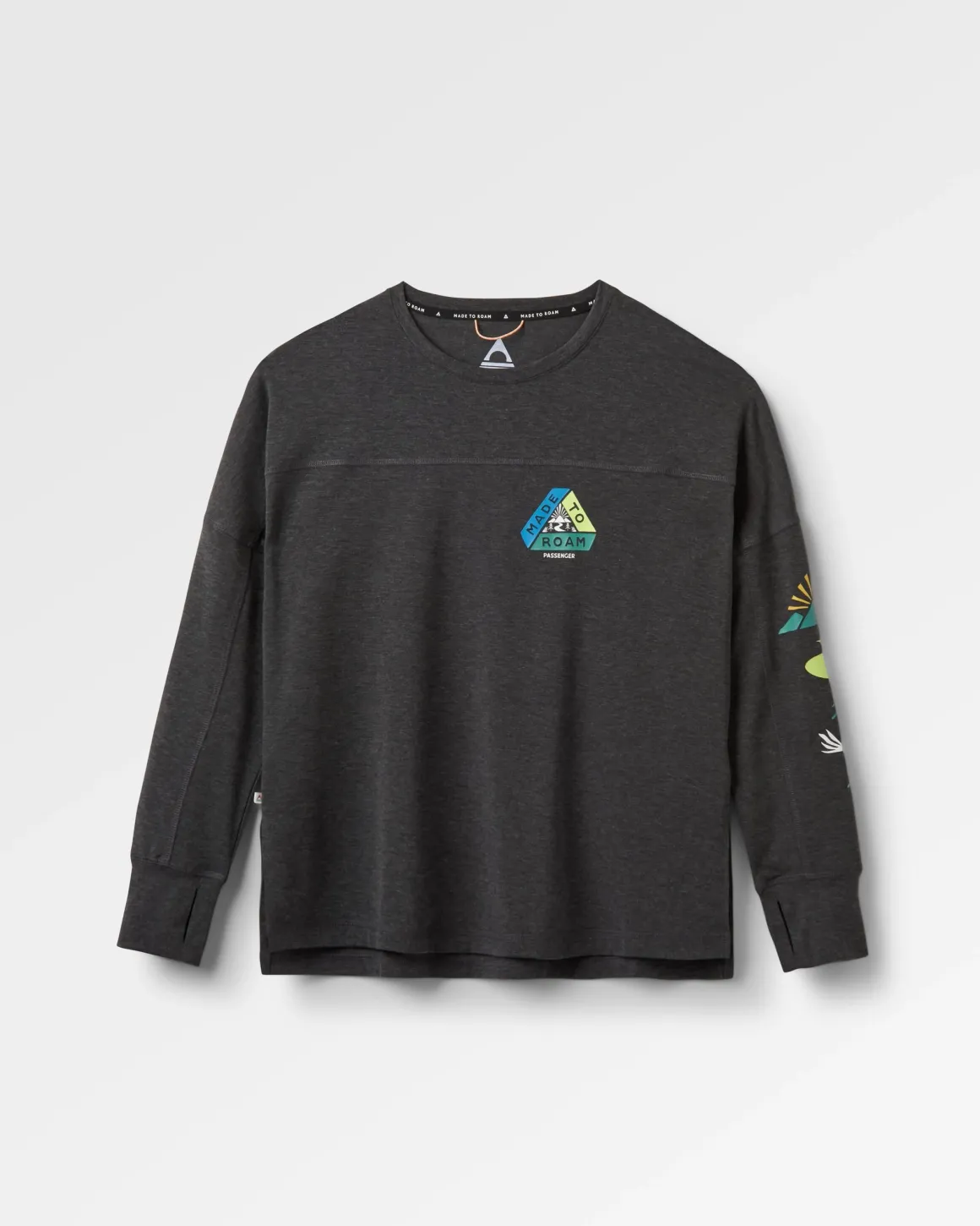 Sorrento Recycled Active Long Sleeve T-Shirt - Black