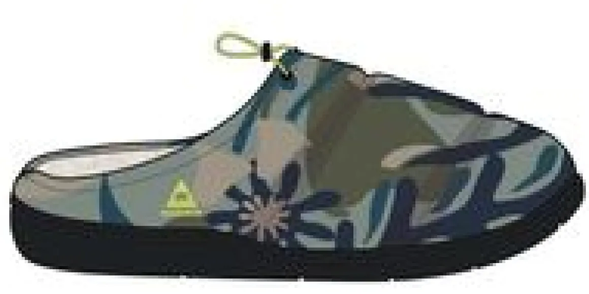 Step Out Slipper - Abstract Seaweed Pistachio