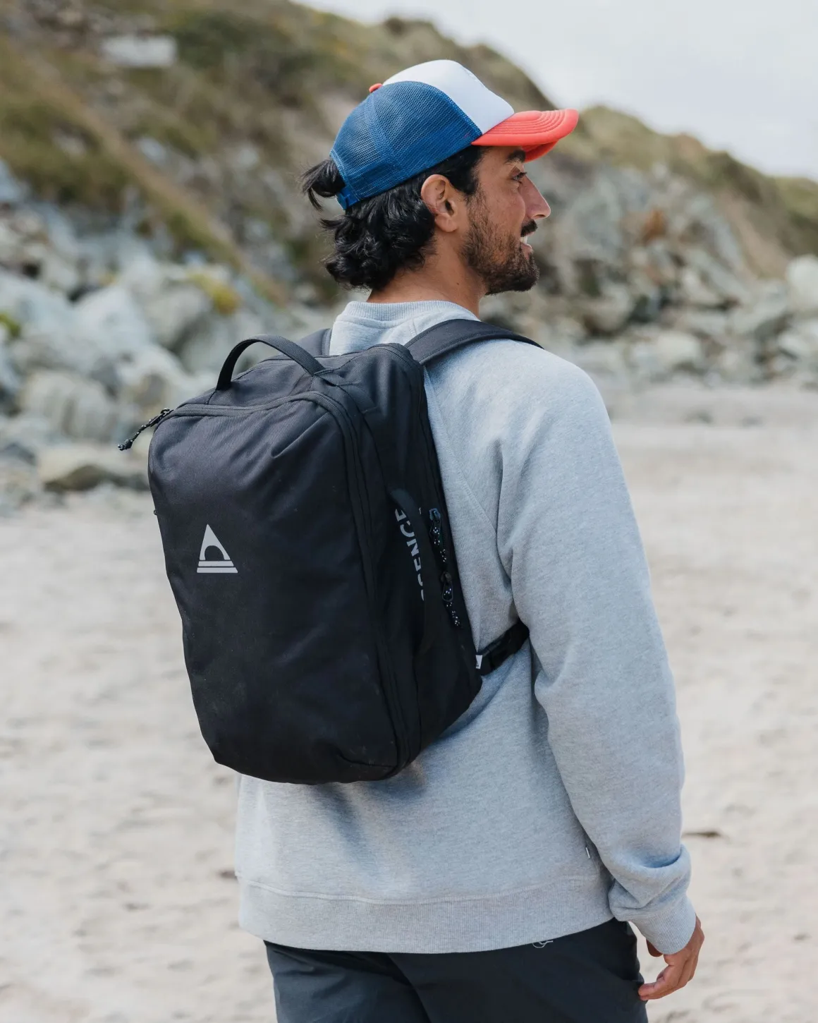 Stratos Duffel Backpack - Black