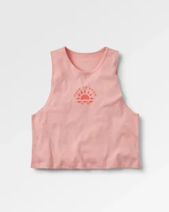 Sunburst Organic Tank Top - Soft Shell Pink