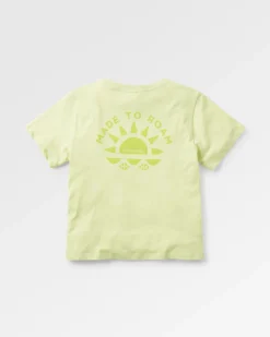 Sunburst Organic T-Shirt - Soft Lime Juice
