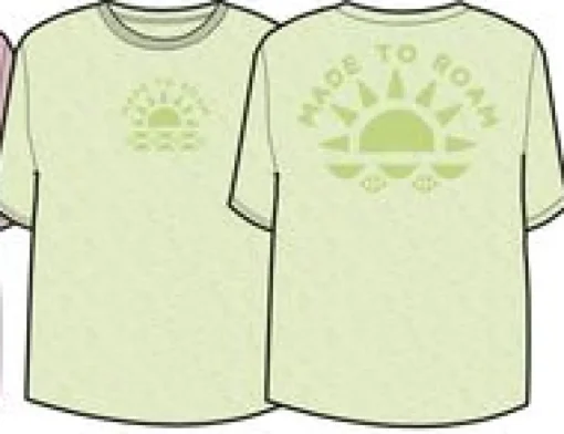 Sunburst Organic T-Shirt - Soft Lime Juice