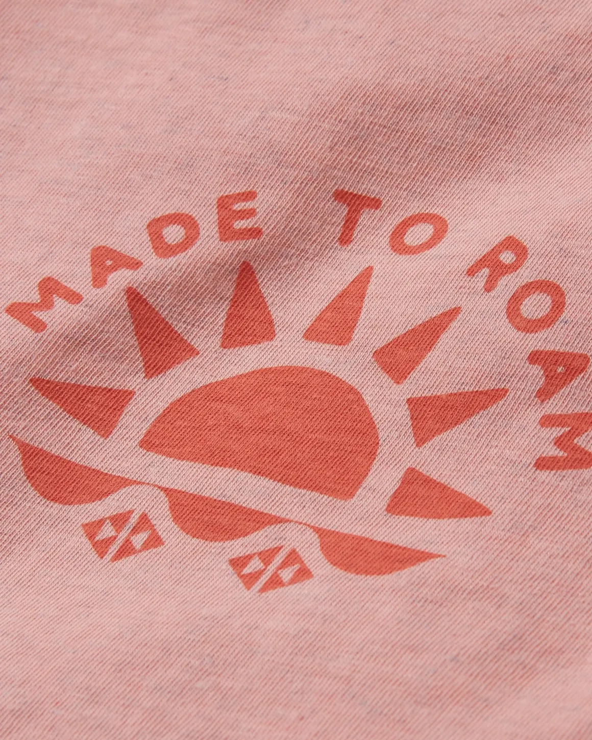Sunburst Organic T-Shirt - Soft Shell Pink