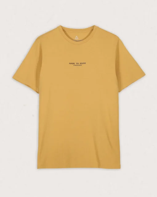 Sundown Recycled Cotton T-Shirt - Mustard Gold
