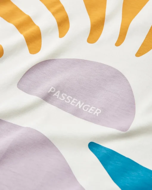 Sunsets Organic Cotton Long Sleeve T-Shirt - Marshmallow