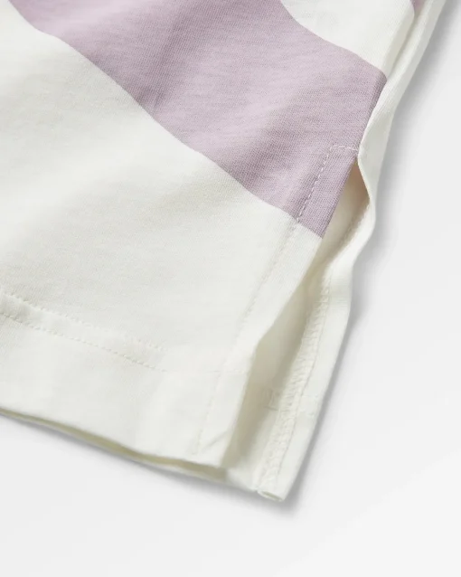 Sunsets Organic Cotton Long Sleeve T-Shirt - Marshmallow