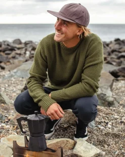 Swell Knitted Sweater - Khaki Green