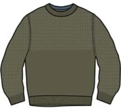 Swell Knitted Sweater - Khaki Green