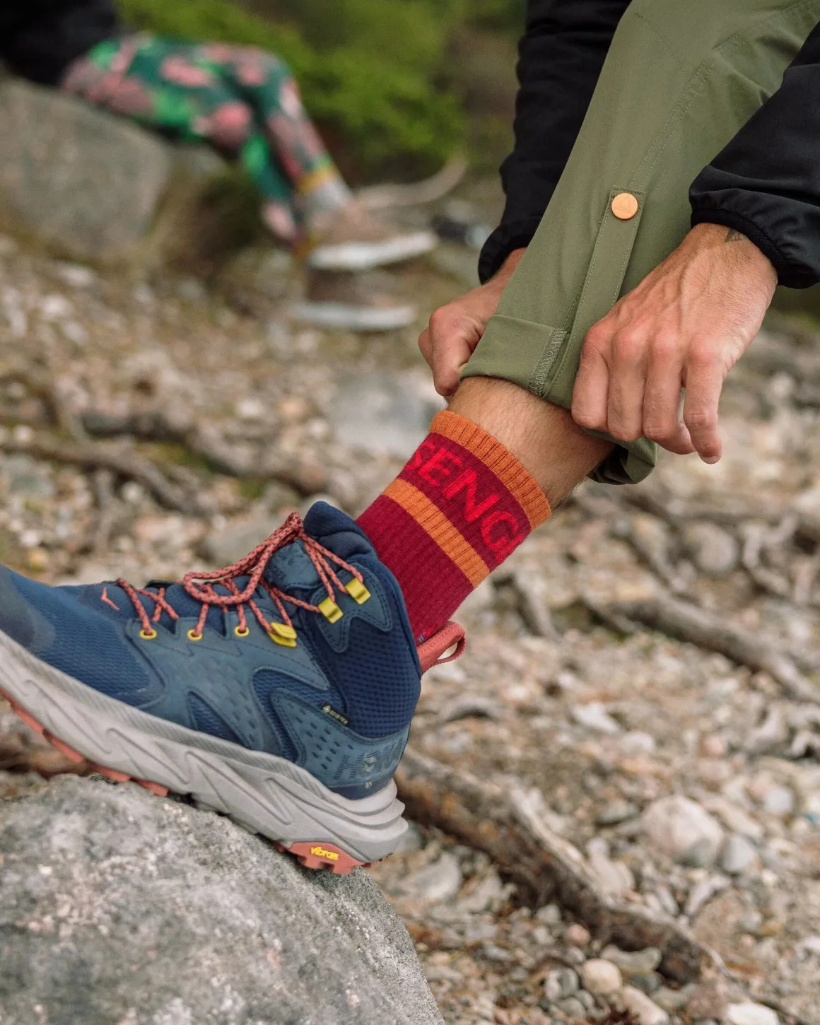 Tahoma Active Socks - Red Ochre