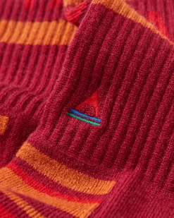 Tahoma Active Socks - Red Ochre