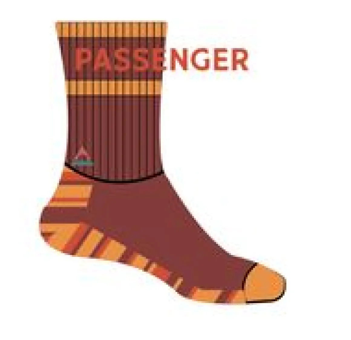 Tahoma Active Socks - Red Ochre