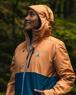 Terrain Insulated Water Resistant Jacket - Corsair Blue/ Apricot