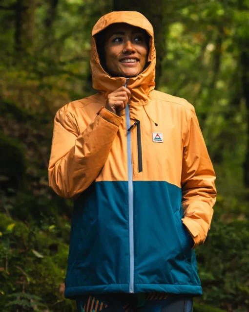 Terrain Insulated Water Resistant Jacket - Corsair Blue/ Apricot