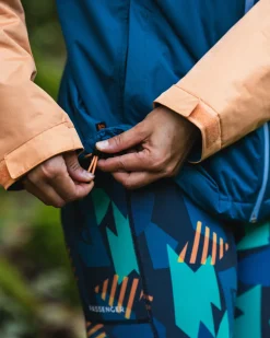 Terrain Insulated Water Resistant Jacket - Corsair Blue/ Apricot