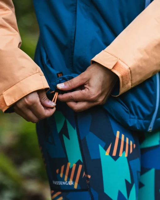 Terrain Insulated Water Resistant Jacket - Corsair Blue/ Apricot