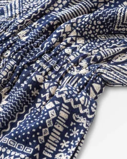 Thimbleberry Jumpsuit - Vintage Patchwork Navy