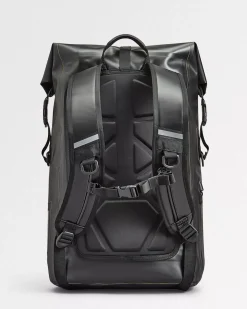 Tide 25 Liter Recycled Dry Bag Backpack - Black