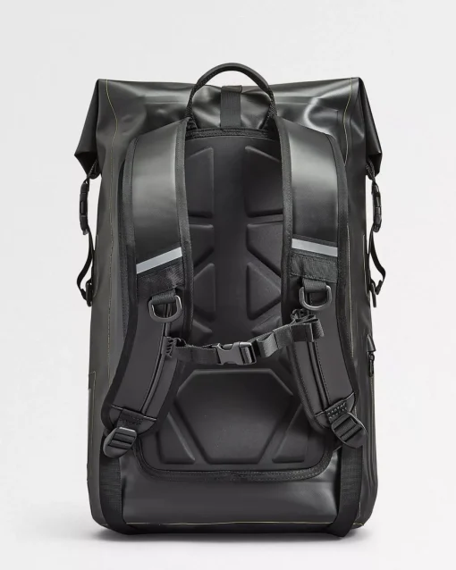 Tide 25 Liter Recycled Dry Bag Backpack - Black