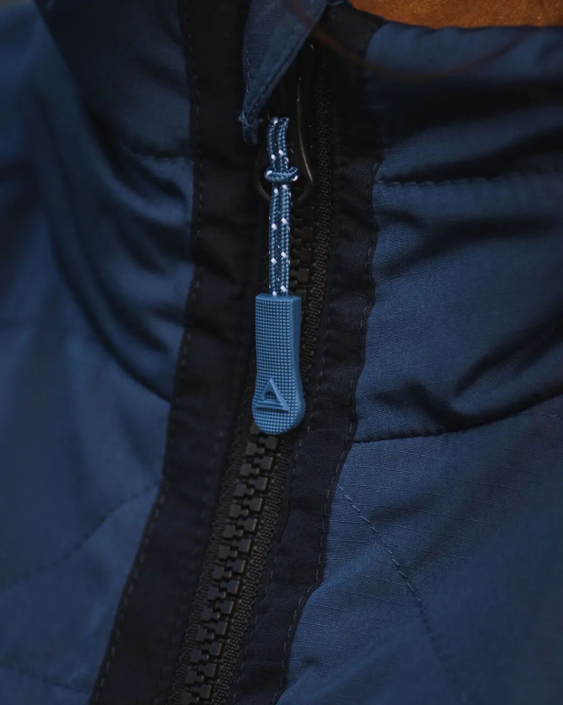Trace Recycled Thermore Insulated Jacket - Dark Denim/ Apricot