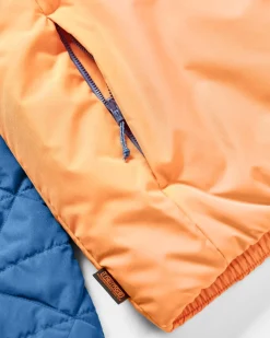 Trace Recycled Thermore Insulated Jacket - Dark Denim/ Apricot