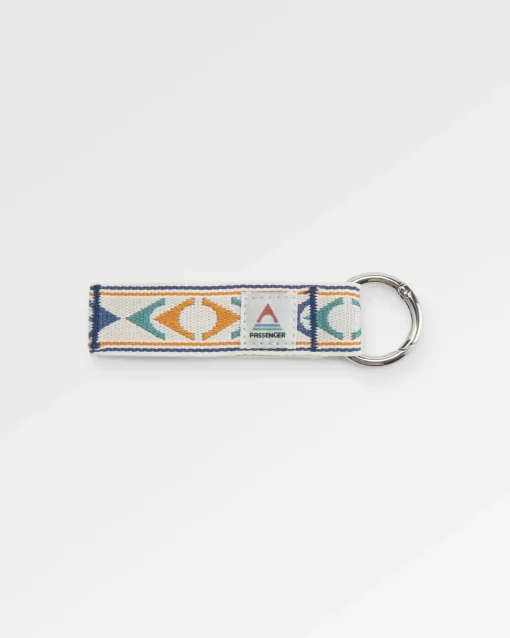 Travel Key Ring - Stepping Stone - Sunrise Orange/Birch