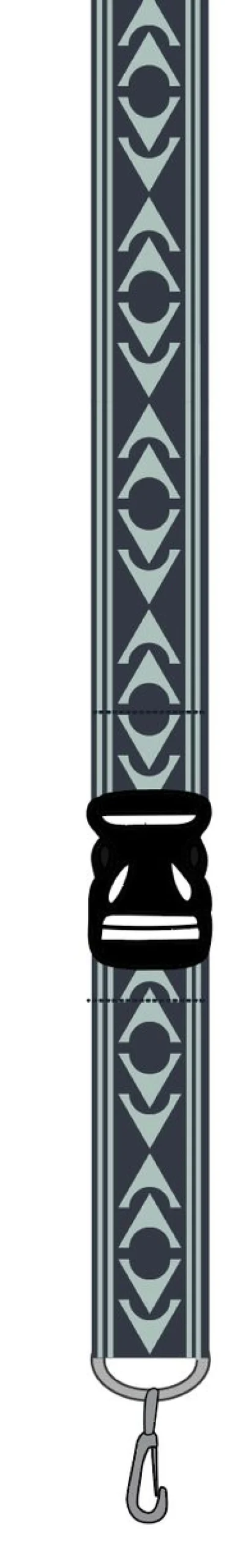 Travel Lanyard - Stepping Stone - Surf Spray/Charcoal