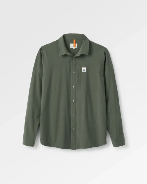 Traveler Long Sleeve Shirt - Khaki Green