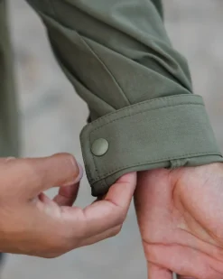 Traveler Long Sleeve Shirt - Khaki Green