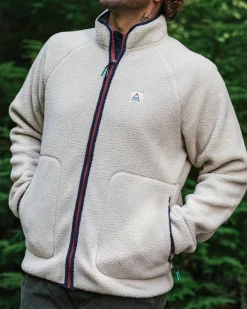 Tripper 2.0 Full Zip Recycled Sherpa Fleece - Oatmeal