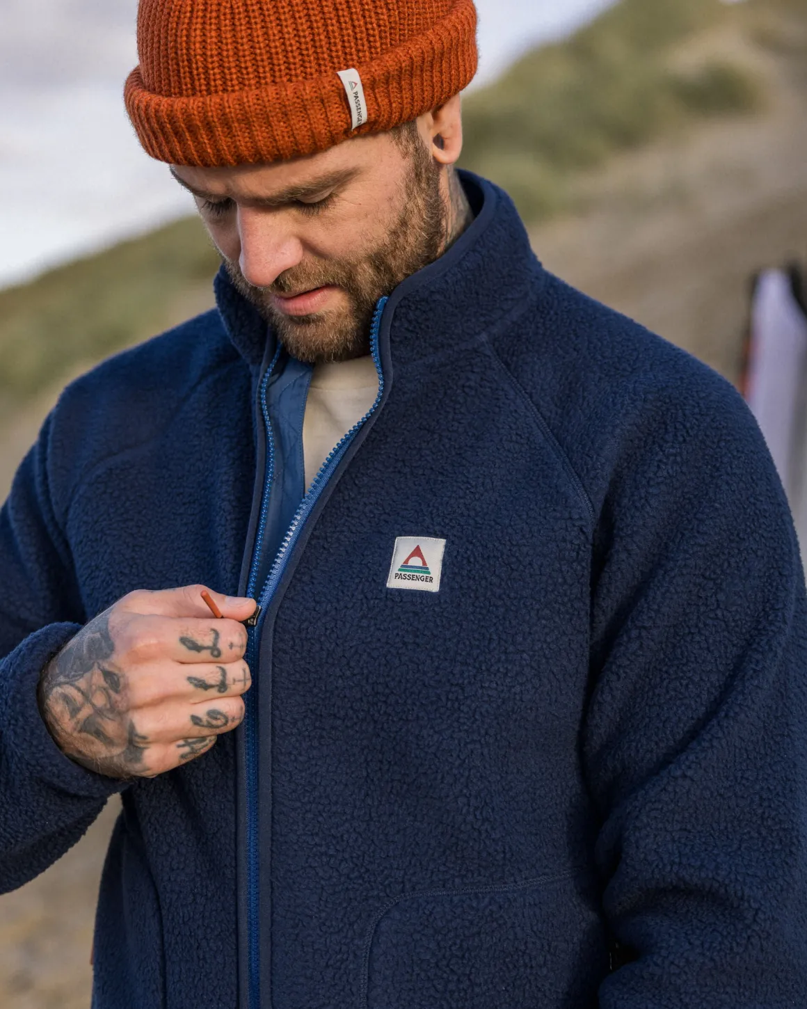 Tripper 2.0 Full Zip Recycled Sherpa Fleece - Deep Blue