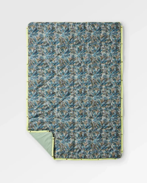 Van Recycled Ripstop Blanket - Abstract Seaweed Pistachio