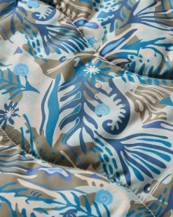 Van Recycled Ripstop Blanket - Abstract Seaweed Pistachio