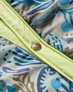 Van Recycled Ripstop Blanket - Abstract Seaweed Pistachio
