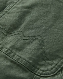 Vantage Organic Cotton Overalls - Khaki Green