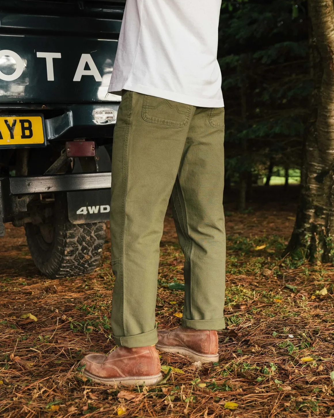 Vantage Organic Cotton Pant - Khaki Green