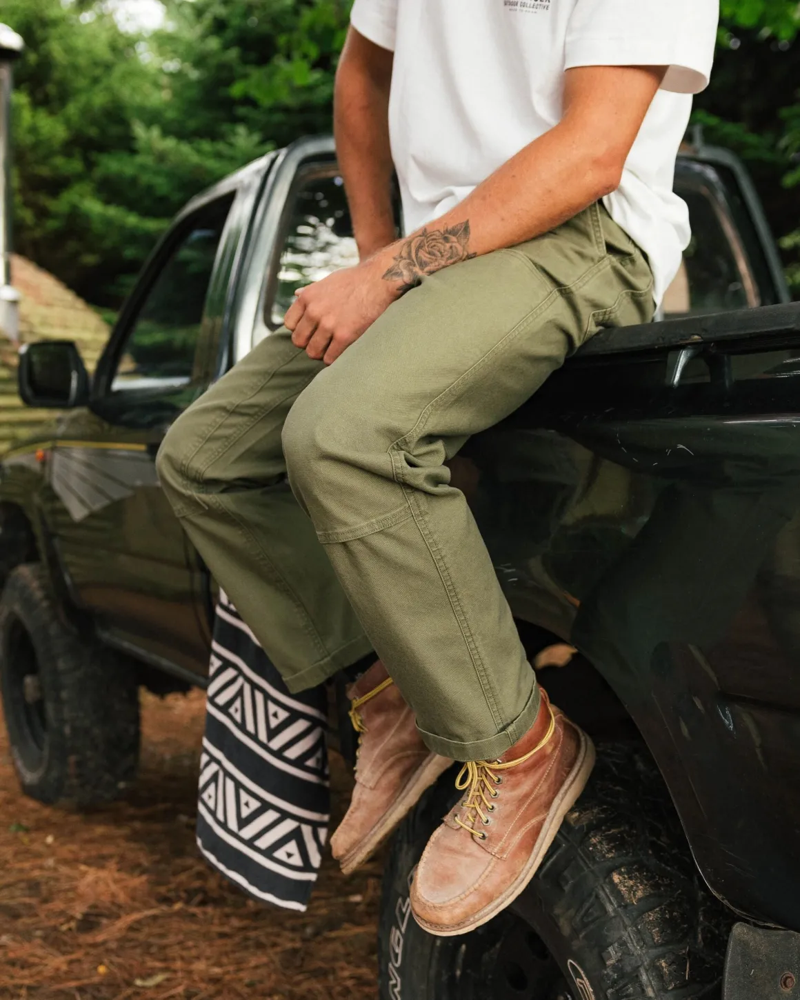 Vantage Organic Cotton Pant - Khaki Green