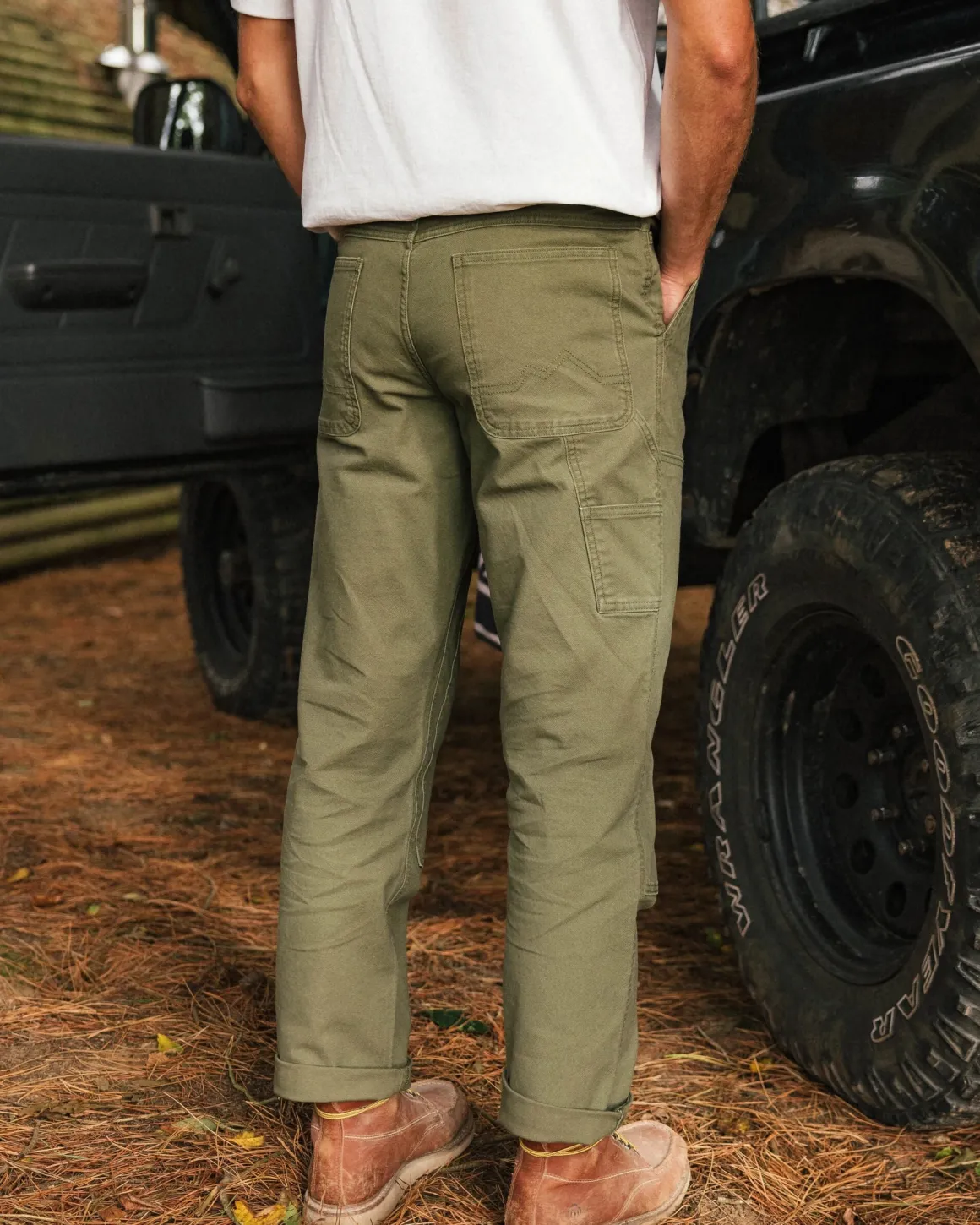 Vantage Organic Cotton Pant - Khaki Green