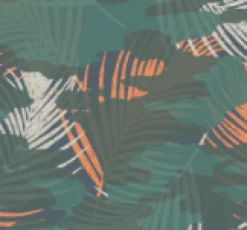 Viento Recycled Windshell Anorak - Palm Camo Deep Sea