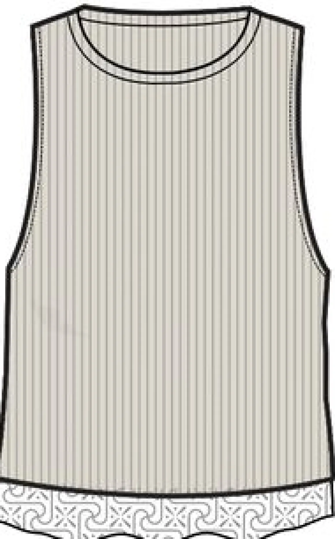 Vintage Organic Knitted Tank Top - Birch