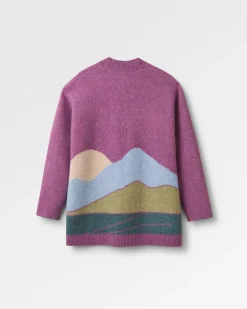 Vista Recycled Knitted Sweater - Rhubarb