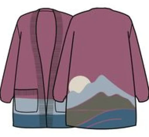 Vista Recycled Knitted Sweater - Rhubarb